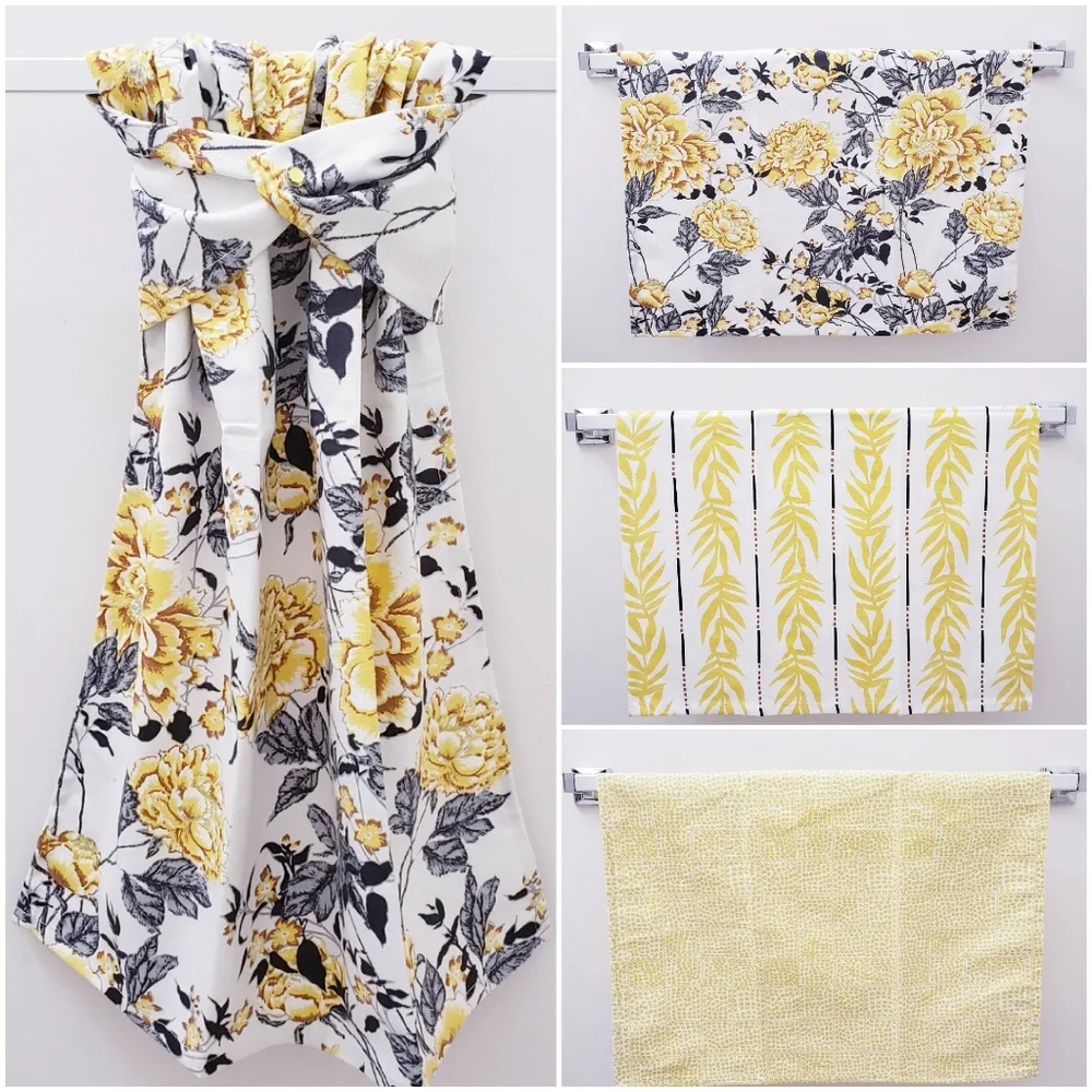 ❤️NEW!❤️ #9083 ■Drew Barrymore Hang'N'Snap HAND Towel 🤍Select Snap